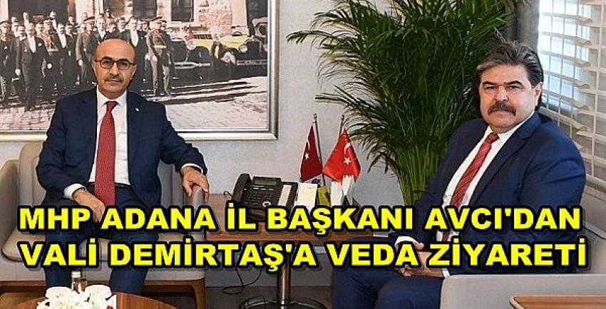MHP Adana İl Teşkilatı'ndan Vali Demirtaş'a Veda Ziyareti