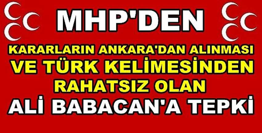 MHP'li Öztürk'ten Babacan'a Üniter Devlet Hatırlatması
