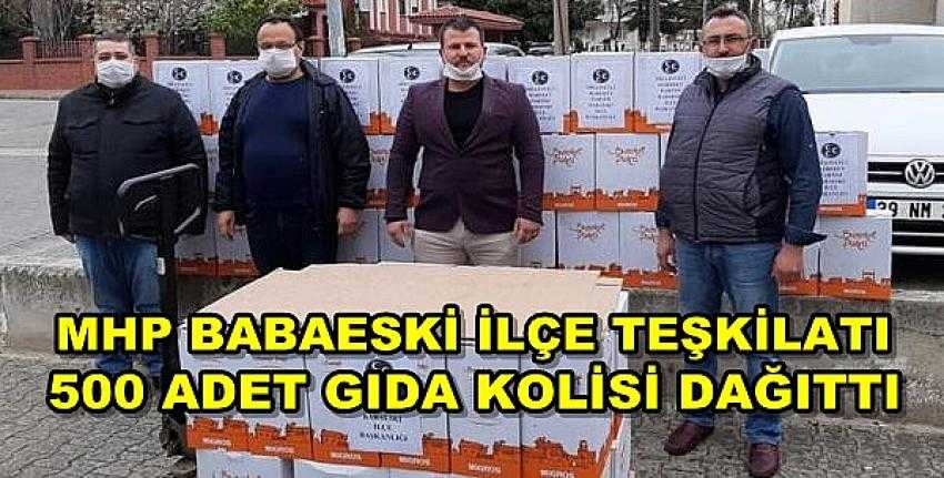 MHP Babaeski İlçe Teşkilatından Gıda Yardımı 