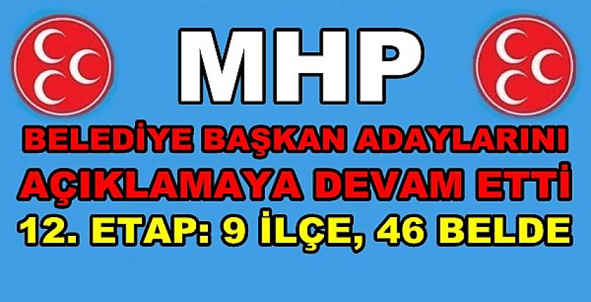 MHP 55 Belediye Başkan Adayını Daha Belirleyip Açıkladı