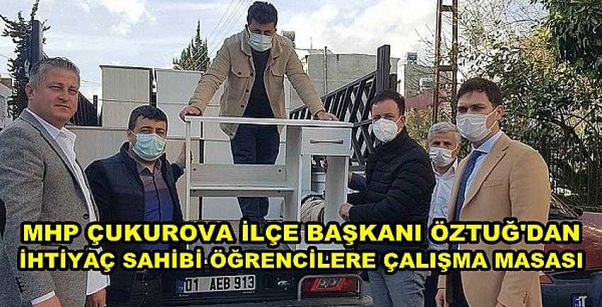 MHP Çukurova İlçe Başkanı Öztuğ Öğrencileri Sevindirdi