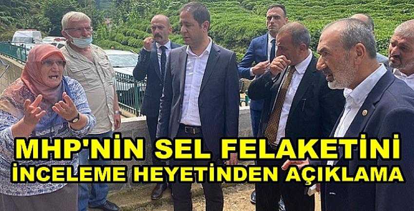 MHP'nin Sel Felaketini İnceleme Heyetinden Açıklama          