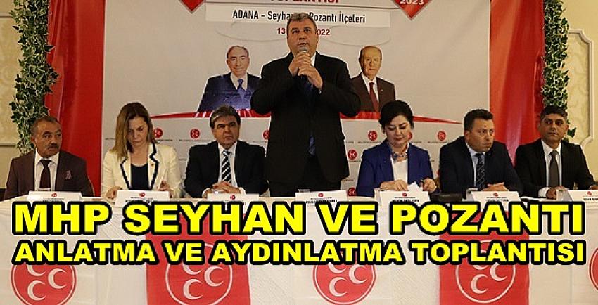 MHP Adana'dan Seyhan ve Pozantı Toplantıları   