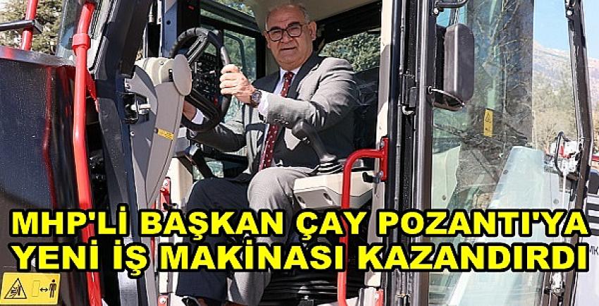 MHP'li Başkan Çay Belediyeye Yeni İş Makinesi Kazandırdı   