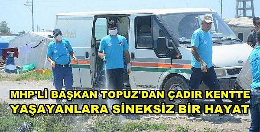 MHP'li Başkan Topuz'un Sinekle Mücadele Çalışmaları