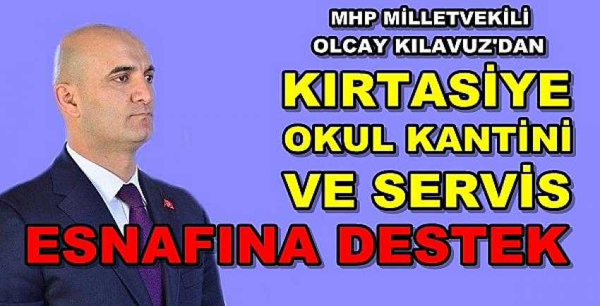 MHP'li Kılavuz'dan Kırtasiye Kantin ve Servis Esnafına Destek 