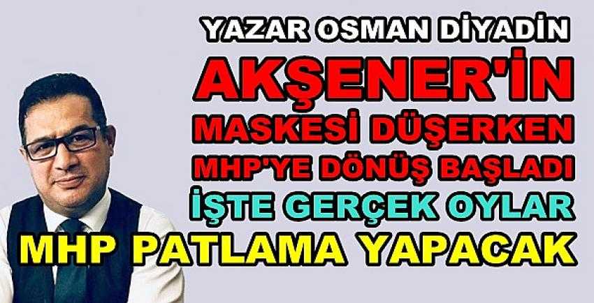 Osman Diyadin: Maskeler Düşerken MHP Yükseldi          