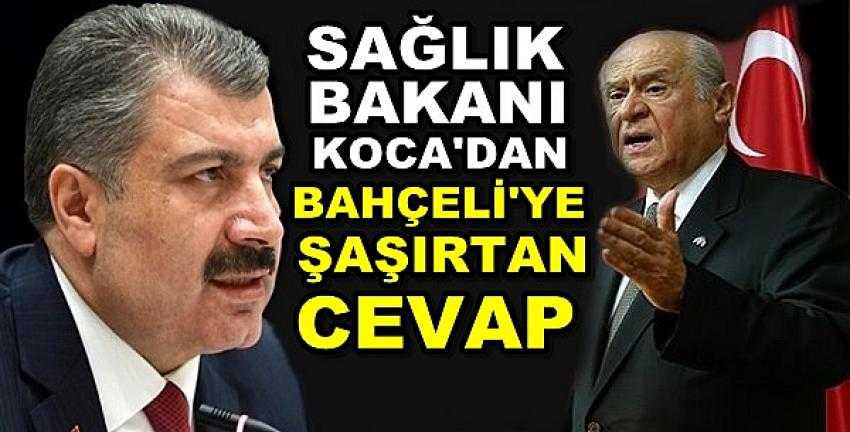 Sağlık Bakanı Koca'dan Bahçeli'ye Şaşırtan Cevap