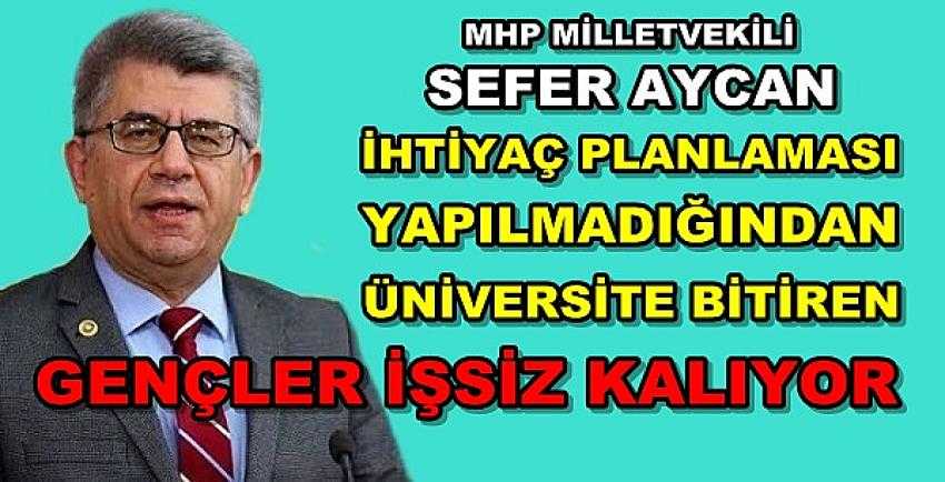 MHP'li Aycan'dan Meslek Liselerinin Arttırılması Talebi