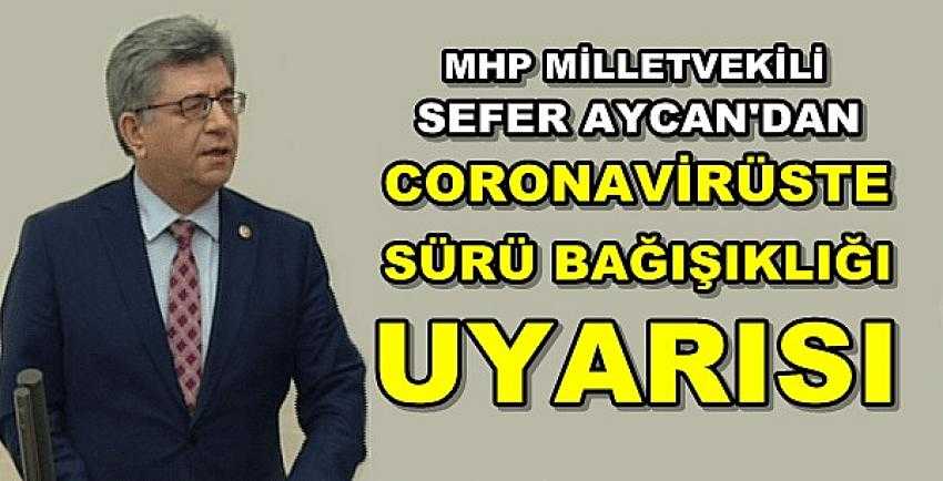 MHP'li Aycan'dan Coronavirüste Sürü Bağışıklığı Uyarısı