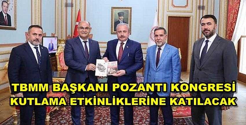 TBMM Başkanı Pozantı Kongresi Törenlerine Katılacak