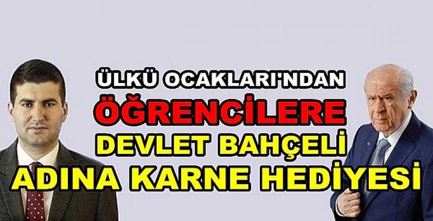 Ülkü Ocaklarından Öğrencilere Karne Hediyesi  