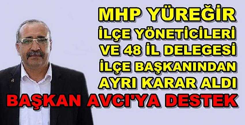 MHP Yüreğir İl Delegelerinden Başkan Avcı'ya Destek 